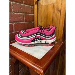 Nike Air Max 97 LX Sakura Pack Pink Blast Black White CV3411-600 Womens Size 8.5